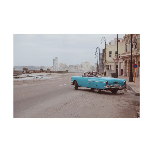 Giacomo Bruno 'Malecon De La Habana' Canvas Art, 16x24, Trademark Fine Art, Mfr#: 1X10529-C1624GG